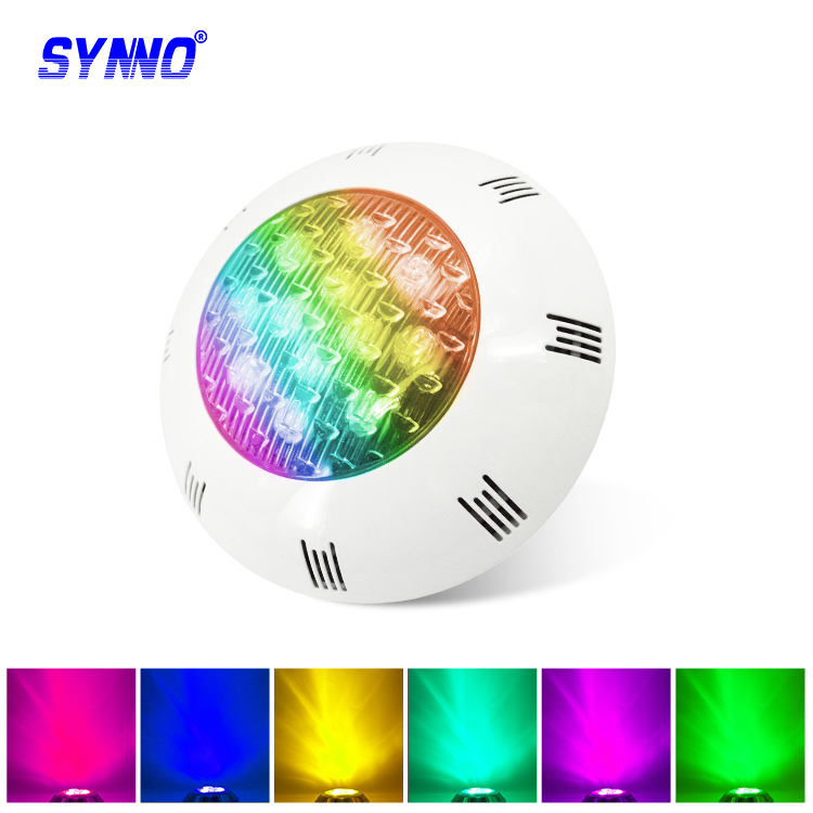 Wholesale Price LED Underwater Pool Lights IP68 Waterproof RGB Wireless Wall-Mounted ABS for Landscape Swimming Pool