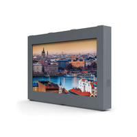 Layar LCD Industri 4K UHD Berkualitas Tinggi 75 Inci, Terpasang di Dinding, Tahan Cuaca Luar Ruangan IP65, Smart TV 3000cd/m, Dapat Dibaca di Bawah Sinar Matahari, Digital Signage