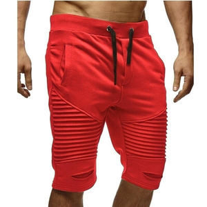 Tinta unita In Cotone di Sport Coulisse Sweat Shorts pantaloni mezzi per gli uomini personalizzati colpi palestra uomo di Sport pantaloncini <span class=keywords><strong>da</strong></span> corsa con tasca - Product Image 3