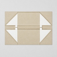 Boîte cadeau pliable texturée beige personnalisée avec couvercle à charnière pour l'emballage de produits de vente au détail, vêtements, cosmétiques, bijoux et coffrets cadeaux