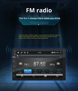 Универсальный автомобильный Android-плеер OEM с сенсорным экраном, 2 DIN, DVD-плеер, <span class=keywords><strong>USB</strong></span>, Bluetooth, Wi-Fi, 9 дюймов, с рамкой для <span class=keywords><strong>Suzuki</strong></span> <span class=keywords><strong>Swift</strong></span> - Product Image 1