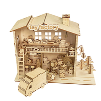 Modèles de maisons de haute qualité avec d'excellents commentaires Kits de modèles de maisons DIY Éducatifs Meubles de maison de poupée en bois Puzzle 3D