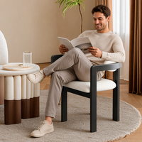 Chaise de salle à manger moderne en tissu velours italien pour la maison, le bureau, l'hôtel, le salon - Design durable et doux