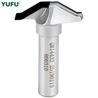 Fresa de diamante YUFU con diseño de flor - Brillante sin recubrimiento