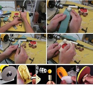 Có thể điều chỉnh tốc độ máy đánh bóng đa chức năng băng ghế dự bị máy tiện đánh bóng băng ghế dự bị máy đánh bóng được sử dụng để làm đồ trang sức - Product Image 3