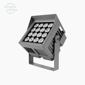 Reflector LED de alto brillo, foco de un haz, impermeable, remoto, para exteriores, arandela de pared, lámpara de luz estrecha