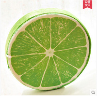 40cm Geïmiteerde Watermeloen Oranje Spons Kussen Sofa Kussen Pluche Speelgoed Creatief Cartoon 3D Fruit Kussen Pluche Speelgoed Groothandel