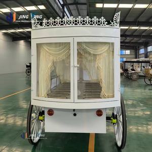 Carruaje de caballos de la princesa Cenicienta a la venta Carruajes turísticos de boda real Carruaje de caballos eléctrico de boda - Product Image 6