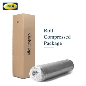 Matelas de lit AIDI hybride à surmatelas orthopédique, pliable, enroulable en boîte, à ressorts ensachés et mousse massante - Meilleure vente, direct usine - Product Image 6