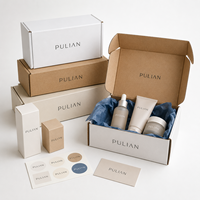 Boîte d'emballage personnalisée pour petites entreprises, faible MOQ, boîte d'expédition en carton ondulé avec impression de logo pour les nouvelles marques de beauté