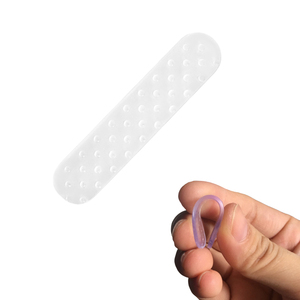 Lot de 20 poignées de suspension en <span class=keywords><strong>caoutchouc</strong></span> transparent antidérapant bandes de suspension adhésives bandes de silicone - Product Image 4