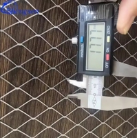 Jala kawat baja tahan karat galvanis lubang berlian pagar logam diperluas teknik tenun polos untuk aplikasi filter