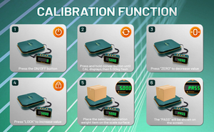 Balance numérique postale 40 kg pour colis et expéditions avec fonctions de maintien/tare pour bureau, pesage de courrier, entrepôt, lettres Q6 Digital P - Product Image 6