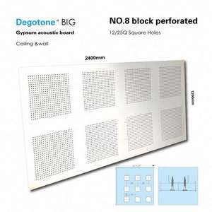 Fabricación <span class=keywords><strong>de</strong></span> alta calidad 1200x240mm X12mm Panel acústico perforado <span class=keywords><strong>de</strong></span> placa <span class=keywords><strong>de</strong></span> yeso <span class=keywords><strong>Precio</strong></span> <span class=keywords><strong>de</strong></span> rendimiento Panel acústico <span class=keywords><strong>de</strong></span> placa <span class=keywords><strong>de</strong></span> yeso - Product Image 2