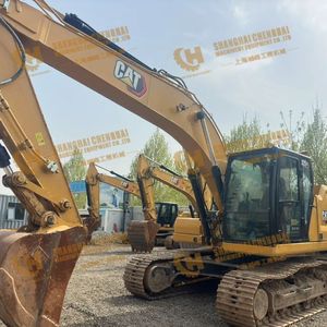 Peinture originale Pelle d'occasion en bon état Caterpillar CAT 320GC Pelle sur chenilles 320D 320GX 323GC 326GC 330GC en vente bon marché - Product Image 5