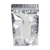 Sachets refermables en aluminium avec fenêtre transparente, pochettes d'emballage alimentaire pour noix, fruits secs et snacks