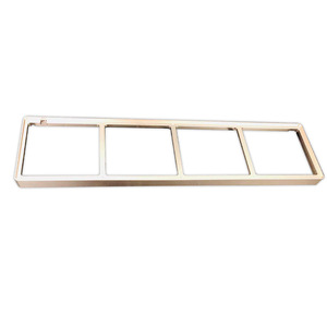 Four Way Switch Socket Frame 86 Type Aluminum CNC Machined Concealed Integrated Panel Easy Installation - Product Image 2
