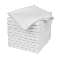 Serviette en microfibre 40*40cm 350gsm 80% Polyester 20% polyamide Chiffon de nettoyage Polissage de voiture Chiffon en microfibre Serviettes de cuisine pour voiture