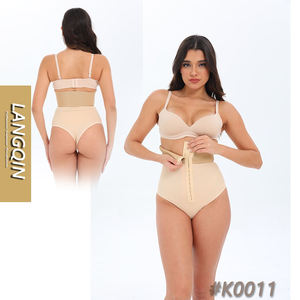 Shorts gainants taille haute pour femme, culotte sculptante, contrôle du ventre, amincissement des cuisses, rehaussement des fesses, 69% NYLON + 31% SPANDEX - Product Image 1