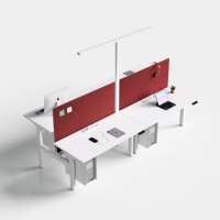 Cadre de bureau debout électrique réglable en hauteur ergonomique moderne et durable pour un usage professionnel