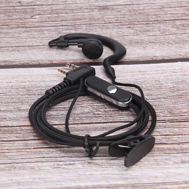 Factory Wholesale Push to Talk Eads Walkie Talkie Baofeng Uv-5r Pro Wireless Headset for Two Way Radio H332