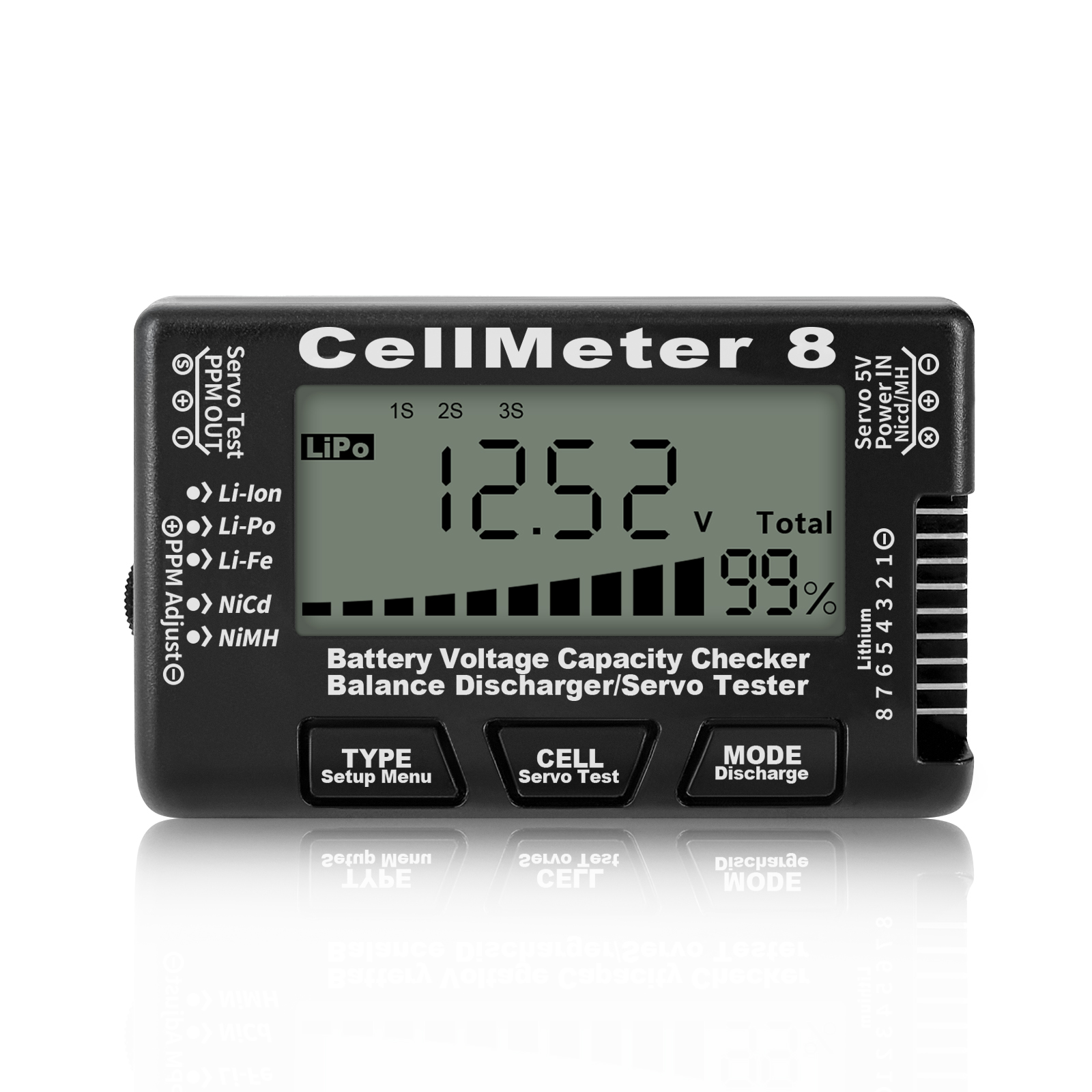 RC CellMeter-7 Digital Battery Capacity Checker For NiMH Nicd