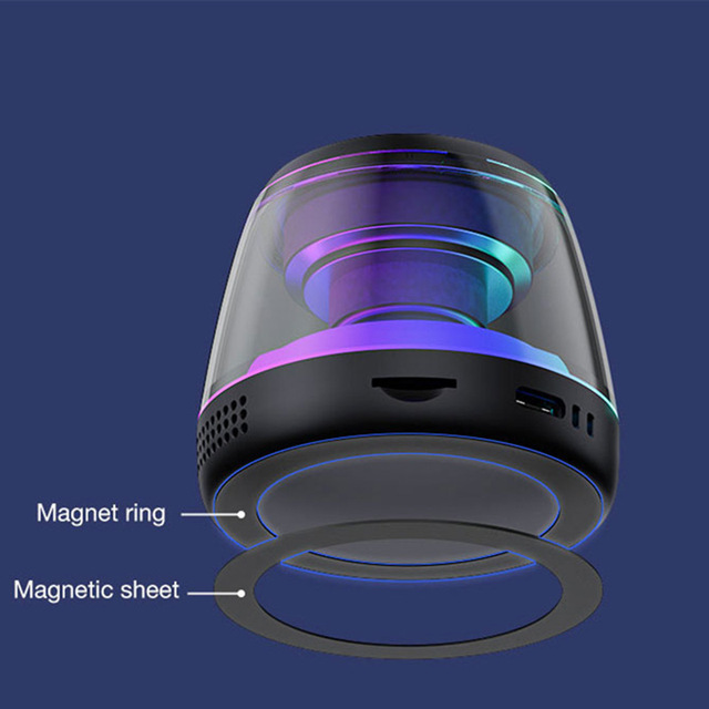 Portable Magnetic Phone Stand Speaker Smart Mini for Bluetooth Speakers for Home and Outdoor Use with IPX6 Waterproof Feature