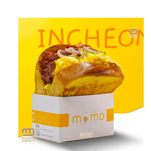 Hộp Ăn Trưa ăn sáng bánh mì tráng miệng bao bì cá nhân Hàn Quốc Hộp bánh sandwich tùy chỉnh dày bánh mì nướng, bánh tráng miệng hộp dùng một lần - Product Image 3