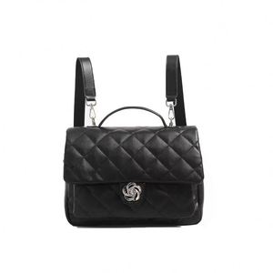 Sac à dos pour ordinateur portable en PU de haute qualité pour femme – Hiver/Printemps/Été – Grande taille portable – Double sangles – Fermeture éclair – Tendance - Product Image 4