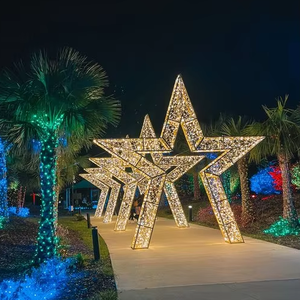 Đèn Giáng Sinh LED ngoài trời cỡ lớn thiết kế tùy chỉnh mới năm <span class=keywords><strong>2025</strong></span>, kiểu dáng vòm 2D - Product Image 3