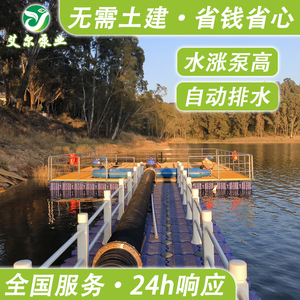ปั๊มน้ำลอยน้ำ 300QF300-160-220KW มอเตอร์ไฟฟ้าสามเฟส 220KW แบบเชื่อมต่อหน้าแปลน สำหรับดูดน้ำจากแม่น้ำและระบายน้ำ - Product Image 4