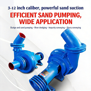 2/3/4/6-inch <b>Small</b> Horizontal Suction Sand <b>Pump</b> with Wear-resistant diesel Engine Drive for Cleaning Pond Sludge. - Product Image 1