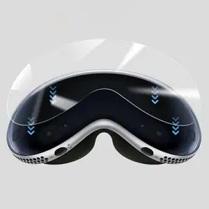 E-tailer kacamata pelindung mewah, casing TPU lembut hidrogel bening HD untuk Apple Vision Pro VR kit pembersih