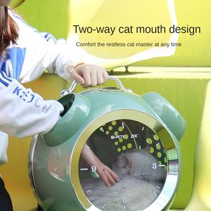 Manufacturing Luxury Backpacks, <b>Space</b> Breathable Portable Cat Shoulder <b>Bags</b>, Pet Travel Backpacks - Product Image 3