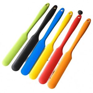 Petit grattoir intégré en silicone pour pâte, beurre et confiture, ustensile de pâtisserie en silicone PC, outils pour gâteaux et pâtisseries - Product Image 1