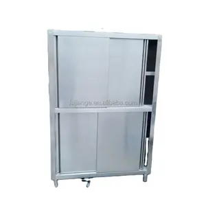 Durable Using Superior Quality 201 304 Stainless Steel Kitchen Pantry Cupboards Stainless Steel Cabinet SLIDING DOOR