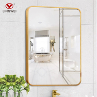 Miroir de salle de bain moderne HD de haute qualité avec caméra espionne invisible intégrée sous l'évier
