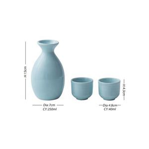 High Quality Household Porcelain Japanese <strong>Sake</strong> Bottle Wine Pot Serving Ceramic <strong>Sake</strong> Set With Cups - Product Image 3