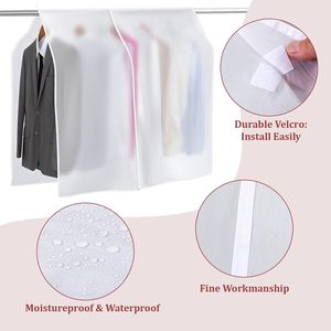 <b>Clothes</b> Dust Cover Suit Coat Dust Cover Thickened Garment Bag Dust Cover - Product Image 3