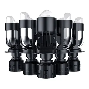 Nouveau Offre Spéciale A82K boîtier en aluminium noir 24000lm 110w projecteur led lentille phare led projecteur bi phare