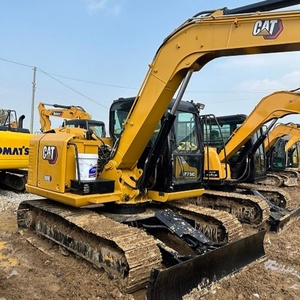 Excavatrice d'occasion Cat308E 8 tonnes, modèle 2022, économique, moteur et boîte de vitesses, construction CE EPA, bon état, haute qualité, originale - Product Image 2