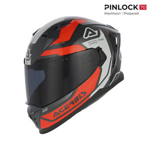 Casco Integrale Acerbis X-Way Graphic Grigio Serie Sport Touring - Product Image 1