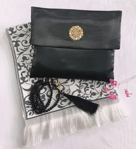 Set di scatole regalo da viaggio tappeto da preghiera islamico decorazione con nappine stile tacchino musulmano tappeto da preghiera musulmano - Product Image 2