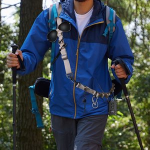 Outdoor Multi Function Shoulder Strap Lanyard For Camping Hiking Water Bottle Tool Storage Black Khaki Military Green - Product Image 1