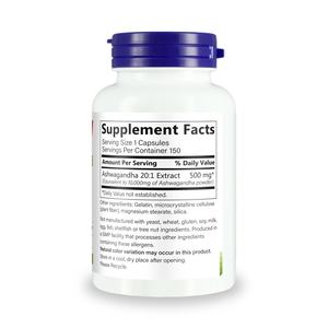 Extracto de Ashwagandha en Cápsulas de 500mg, Suplemento para Adultos, Favorece el Sueño, Cápsulas de Ashwagandha de Primera Calidad - Product Image 2