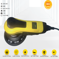 Lijadora Orbital Aleatoria de 400W, Lijadora Eléctrica de Pared de 150mm, 10000 RPM, Velocidad Variable, Pulidora de Pintura para Automóviles, para Madera y Paneles de Yeso, OEM