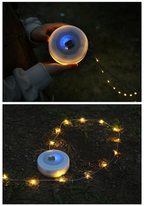 ไฟเส้น LED แบบชาร์จไฟได้แบบพกพาทนทานสำหรับตั้งแคมป์โคมไฟสวนกลางแจ้งบรรยากาศในงานเทศกาลไฟเต็นท์ - Product Image 4