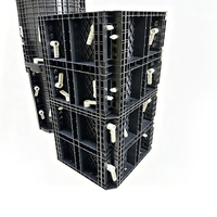 Encofrado Modular de Plástico Ajustable Zeemo para Columnas Cuadradas de Hormigón