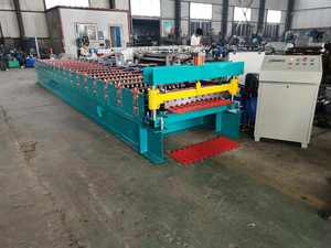 ماكينة صنع الألواح المموجة المموجة المموجة المموجة المجعدة بالألوان من الزنك - Product Image 5