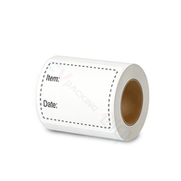 Étiquette autocollante personnalisée colorée, brillante, imperméable, résistante à l'huile, à la chaleur et aux rayures, de qualité alimentaire, pour gâteaux, bureau, école